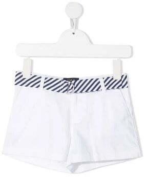 Polo Ralph Lauren  Girls Belted Stretch Chino Shorts White Sz 14